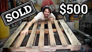 Turning a Free Pallet into a $500 Chessboard