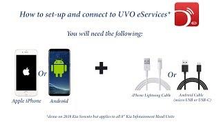 UVO eServices Set-Up and Connection Demonstration (Kia Motors)