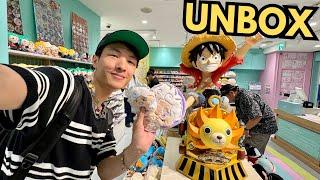 Unboxing One Piece Luffy Gear 5 Merch from Mugiwara Store Tokyo Station! ワンピース ルフィ ギア5