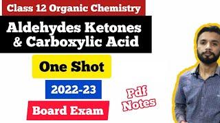 Aldehydes ketones and carboxylic acid  class 12 one shot Exams | Chemistry class 12