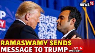 Vivek Ramaswamy Speech Live | Trump Latest News | Vivek Ramaswamy Speech Over Trump Win Live | N18G