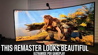 Its HERE! Horizon Zero Dawn Remastered on a 45" LG UltraWide OLED | LG45GS96QB HDR Gameplay