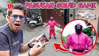 GAWAT!! DRONE MEREKAM ADA PETUGAS SQUID GAME DI DEPAN RUMAH KITA!!