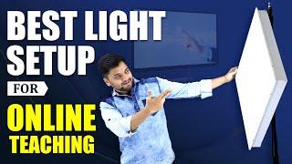 Best Studio Light Setup For Online Teaching | Light Setup For Teaching Video | Aakash Savkare