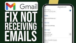 How To Fix Gmail Not Receiving Emails (2024) | Can't Receive Emails On Gmail Problem Solved!