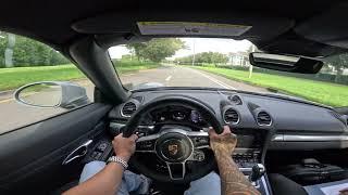 2024 PORSCHE 718 BOXSTER CONVERTIBLE DRIVING POV (ASMR)