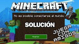 COMO SOLUCIONAR "ERROR AL CONECTAR AL MUNDO"- MINECRAFT 1.20.50