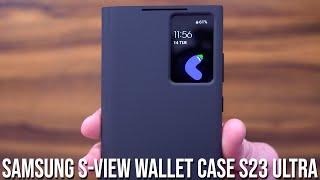 S-View Wallet Case for Samsung S23 Ultra