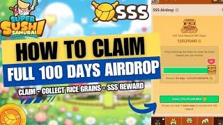 SUPER SUSHI SAMURAI ( SSS ) F2P P2E UPDATE TAGALOG | CLAIM YOUR AIRDROP FULL 100 DAYS