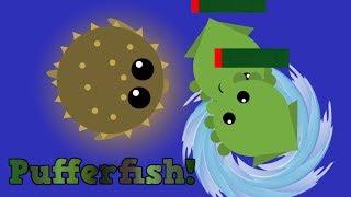 Mope.io // Pufferfish Kraken Trolling // Ice Monster Gameplay // Mope.io Epic Trolling!