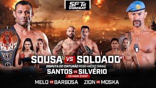 SFT 48 - CLEBER SOUSA VS RAFAEL SOLDADO - EVENTO COMPLETO #sft #mma #esportedecombate