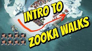 Boom Beach Zooka Guide for Corner Bases