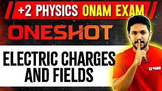 Plus Two Physics Onam Exam | Electric Charges And Feilds | Oneshot  | Exam Winner +2