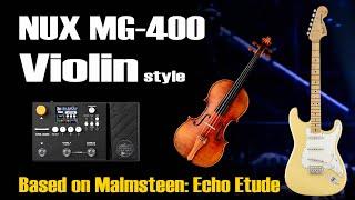 NUX MG 400 Violin-style Guitar Malmsteen-based