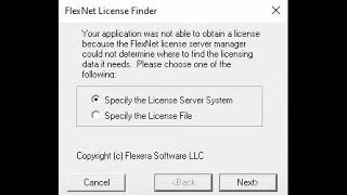 flexnet license finder ll Autocad Network license Error On Client Machine ll