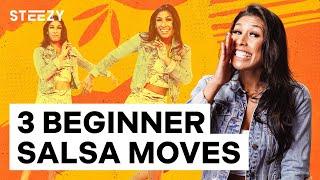 3 Beginner Salsa Dance Moves ft. Aubrey Ares | STEEZY.CO