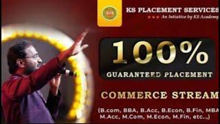 100% Guaranteed Placement for Commerce Graduates &College-Goers