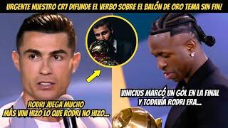 ¡“Cristiano Ronaldo DETONA Balón de Oro: ‘Injusticia con Vinícius  en los Globe Soccer Awards!”