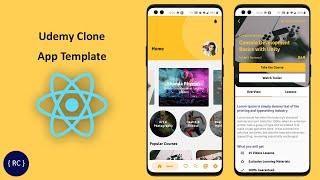 Udemy Clone in React Native | Course App UI React Native