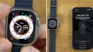 Apple Watch Ultra (Ocean Armband, Mitternacht) - Einrichten & zweiter Eindruck (Setup) // DEUTSCH
