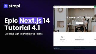 How To Build a Login and Signup Page in Next.js – Part 4.1 Epic Next.js Tutorial for Beginners