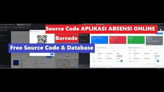 Source Code Aplikasi Absensi Barcode CodeIgniter Framework CI PHP