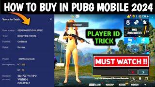 HOW TO PURCHASE UC IN PUBG MOBILE IN 2024  | PUBG MOBILE UC PURCHASE NEW TRICK | HOW TO BUY UC