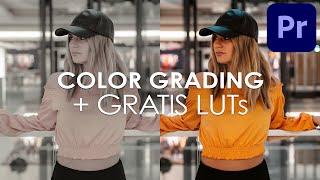 COLOR GRADING mit PREMIERE PRO Tutorial Deutsch + GRATIS LUTs | Loupedeck+