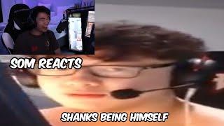 s0m Reacts To 12 Minutes Of Shanks Being The MOST Chaotic Valorant Streamer