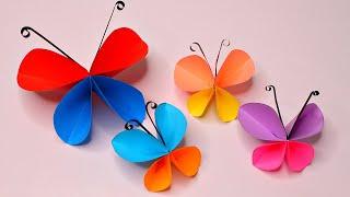 DIY Easy Paper Butterfly / How to make  paper Butterfly origami