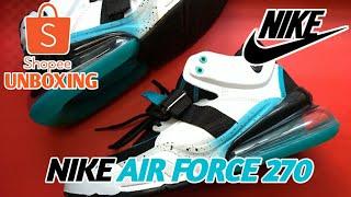 Shopee Haul || Unboxing Sepatu Nike Air Force 270 Command Force || Murah Berkualitas