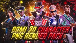 150+ Bgmi 3d Characters Png Render Pack | Pubg 3d characters pack