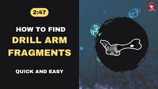 How to find DRILL ARM FRAGMENTS | Subnautica