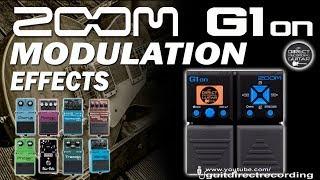 ZOOM G1on MODULATION Effects G1xon - Chorus, Phaser, Flanger, Pitch Shifter...