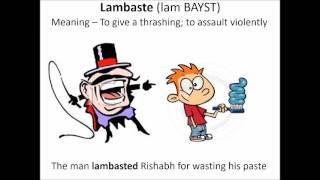 Learn English Vocabulary | Lambaste|Verb| Ducksoup