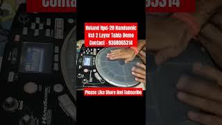 #shorts Roland Hpd-20 Handsonic Vst 2 layer Tabla Patch Demo || #handsonic