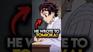 Tanjiro loves Reading Tomioka’s Letters! Demon Slayer Explained #demonslayer #shorts