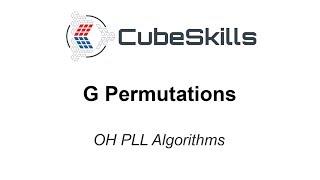 OH PLL - G Permutations