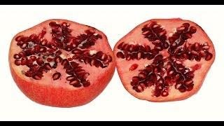 Как быстро почистить гранат за две минуты. How to clean a pomegranate in two minutes