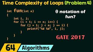 Time Complexity of Loops (Solved Problem 4)