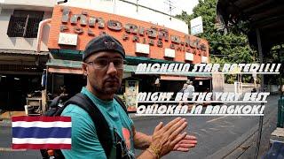 Travel Vlog- The BEST Chicken in Bangkok Michelin Star Rated - Polo Chicken- First Time River Canals