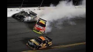 nascar all crashes of 2010 Daytona 500 remastered