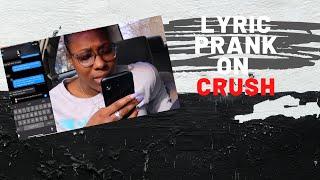 LYRIC PRANK ON MY CRUSH!  (GONE WRONG) | QuiQui TV