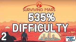 Surviving Mars - HARDEST? #2 (535%) DIFFICULTY Playthrough [4k]