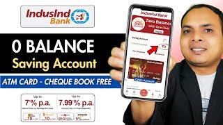 2025 IndusInd Bank Zero Balance Account Opening Online | IndusInd Bank Account Opening Online