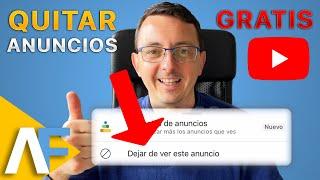 3 Maneras Cómo QUITAR ANUNCIOS en Youtube Gratis (Funciona) 