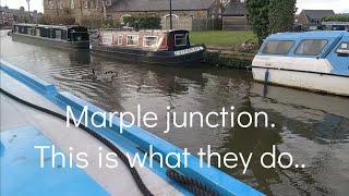 Back to Marple Junction from Bugsworth Basin by Narrowboat of course.