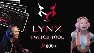 New Best Twitch Tool | +600 Live Viewers | Lynx Tool