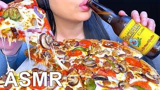 ASMR PIZZA & BEER MUKBANG EATING SOUNDS (Eating Show) ASMR Phan