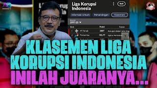 KLASEMEN LIGA KORUPSI INDONESIA. INILAH JUARANYA...